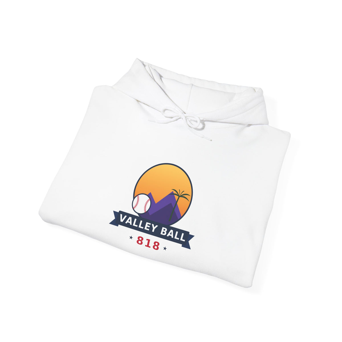 Valley Ball 818 Parent Baseball Hoodie