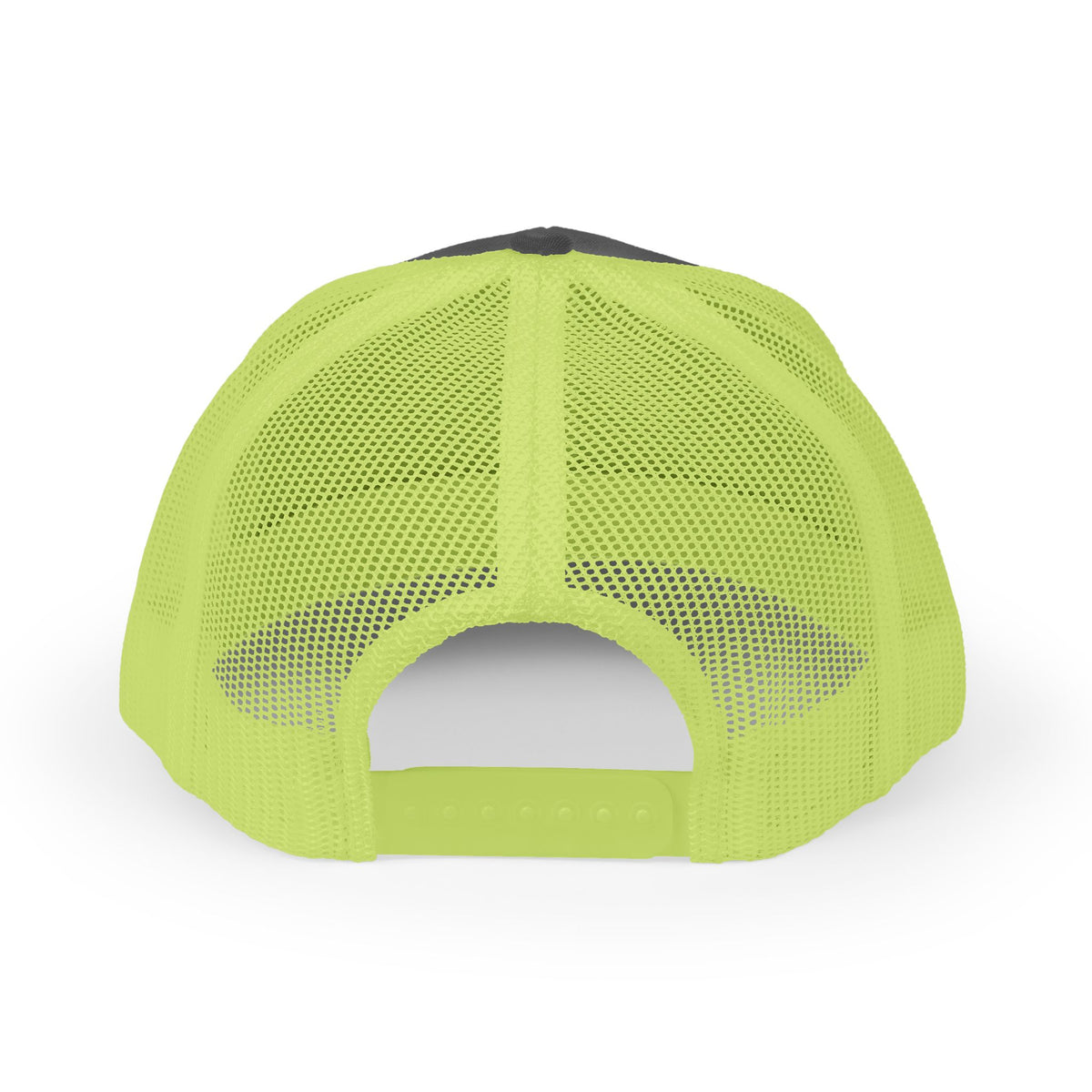 Valley Ball 818 charcoal neon green trucker hat back mesh and snap