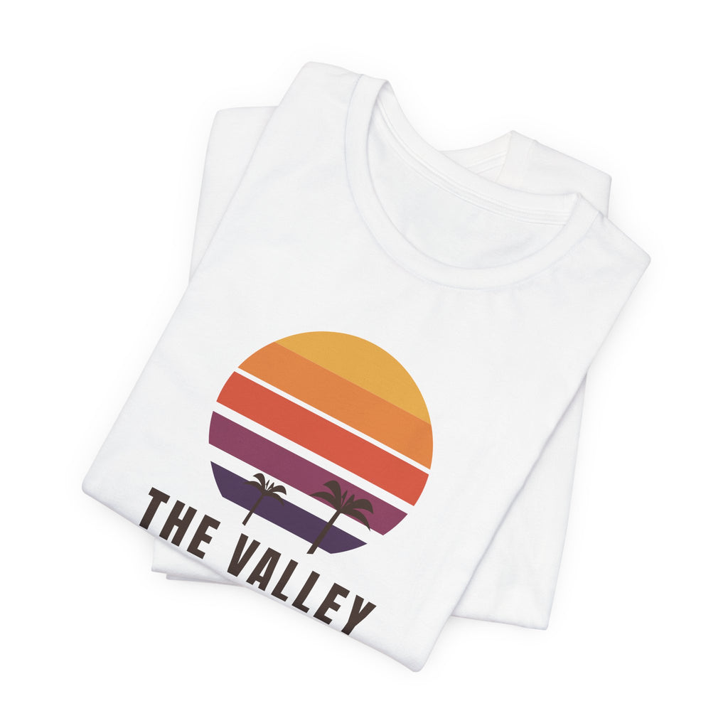 Valley Ball 818 Retro Adult Tee - Since Way Back (White)