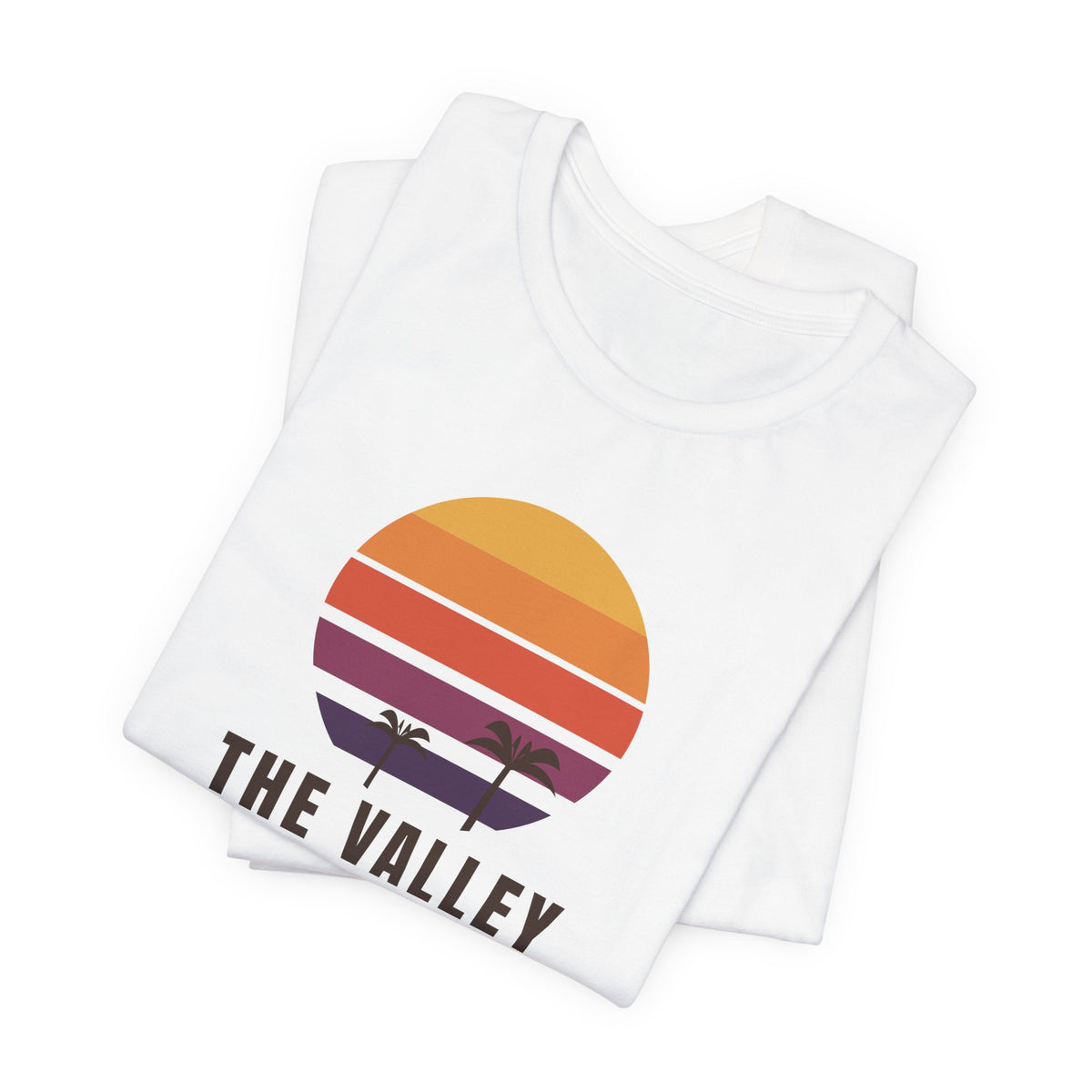 Valley Ball 818 Retro Adult Tee - Since Way Back (White)