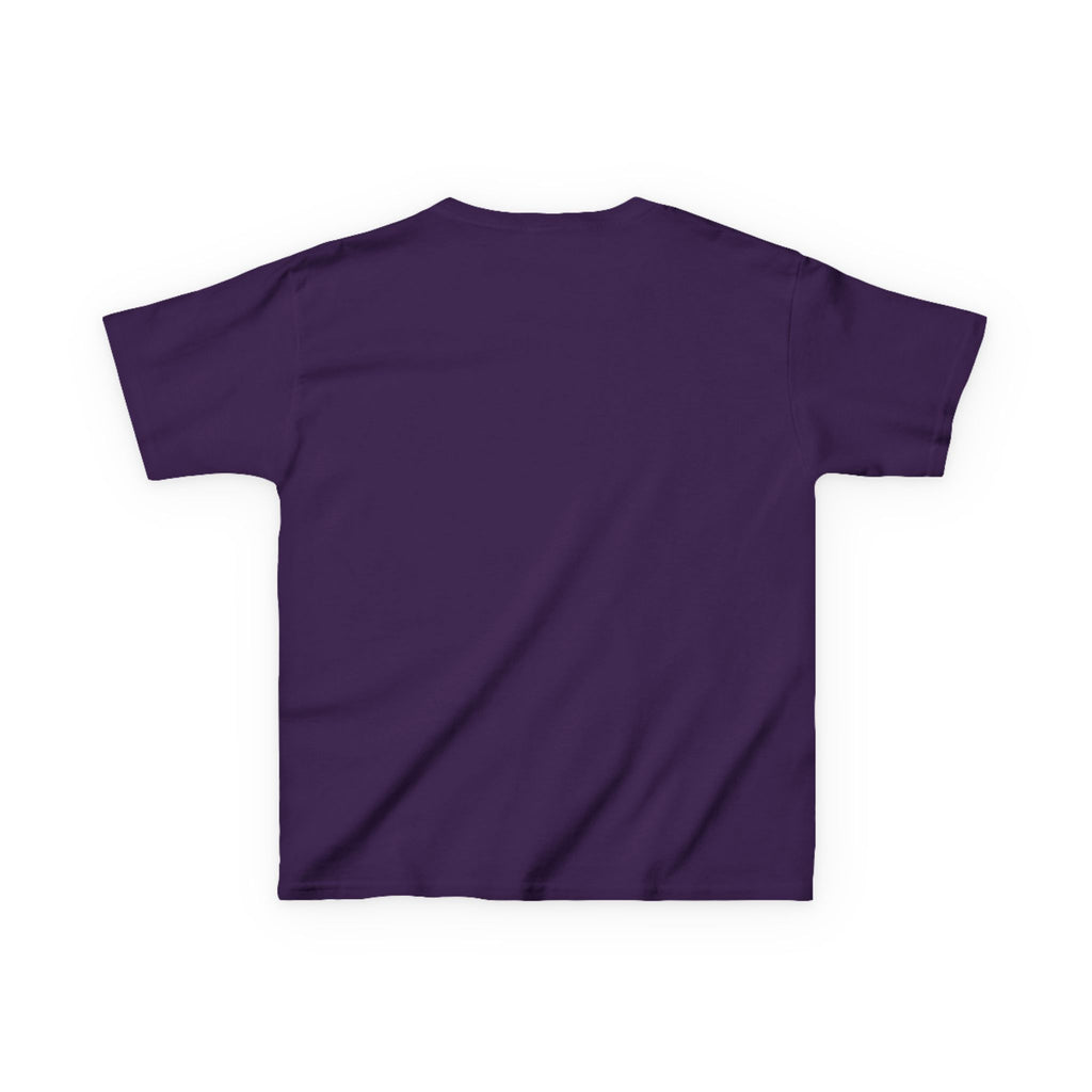 Valley Ball 818 Neon Youth Tee - Purple (Cream Outline)