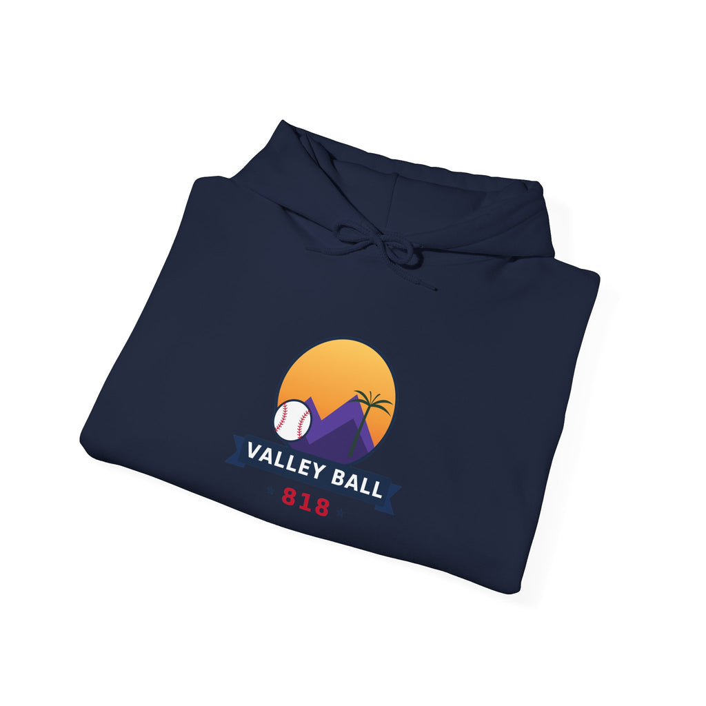 Valley Ball 818 Parent Baseball Hoodie