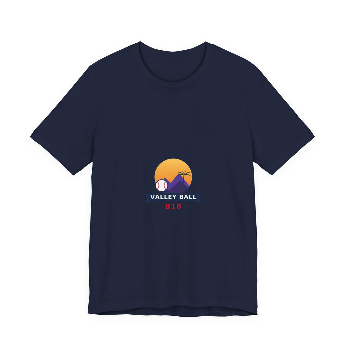 Valley Ball 818 Parent Baseball Tee