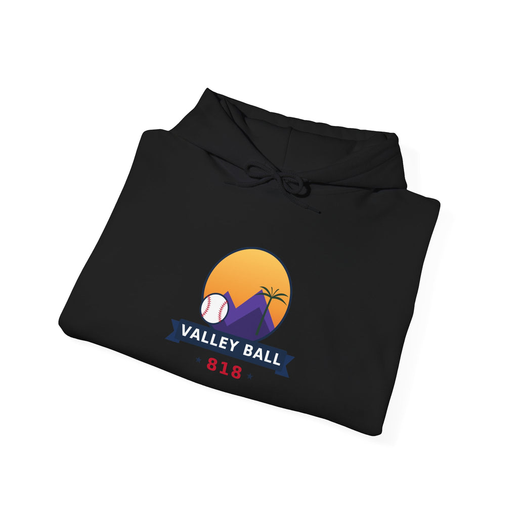 Valley Ball 818 Parent Baseball Hoodie