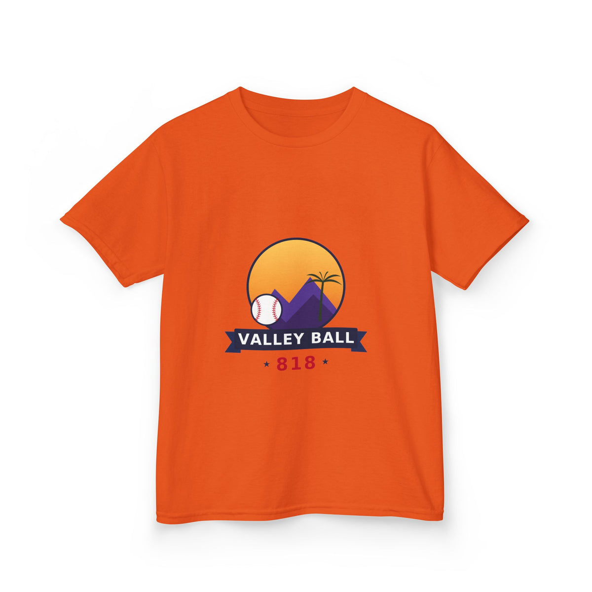 Valley Ball 818 Neon Youth Tee