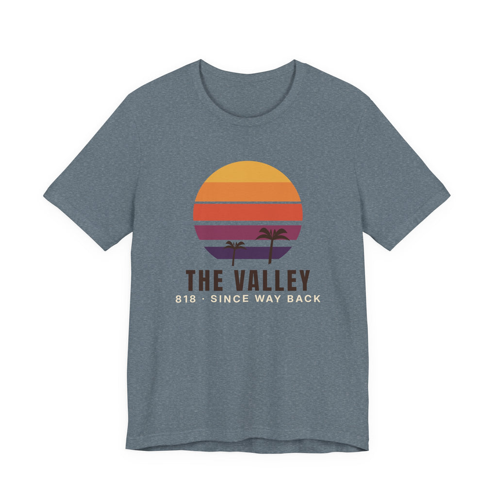 Valley Ball 818 Retro Adult Tee - Since Way Back (Cream Subtext)