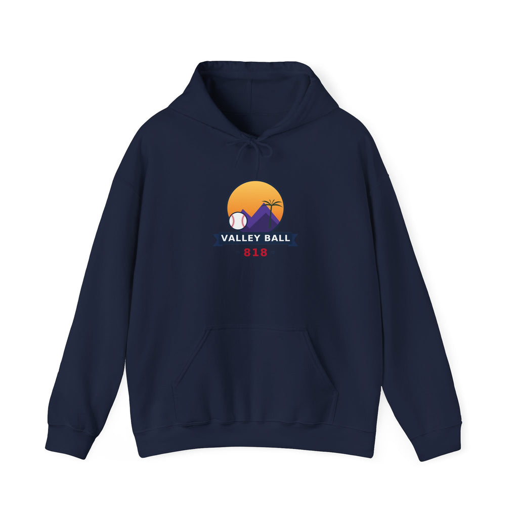 Valley Ball 818 Parent Baseball Hoodie