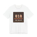 Valley Ball 818 Retro Adult Tee - 818 The Valley (White)